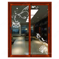 stores horizontaux portes coulissantes en verre / porte coulissante multipiste en aluminium / porte coulissante en verre à recouvrement